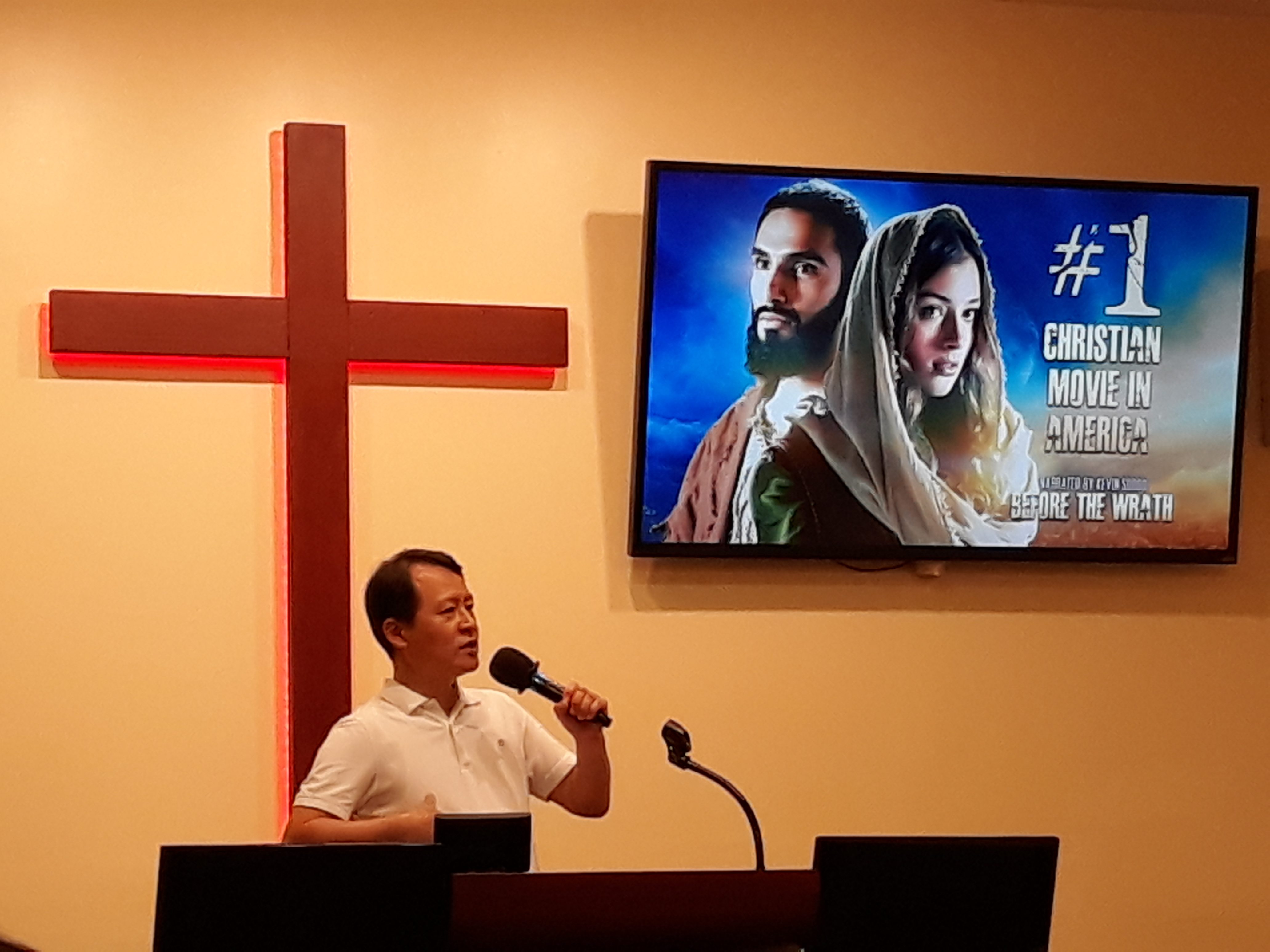 Pastor Cho is recommending a really good Christian movie for his church members to watch. It explains Jewish weddings during Jesus lifetime on Earth.